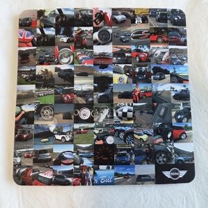 MINI Cooper Car Collage Mouse Pad